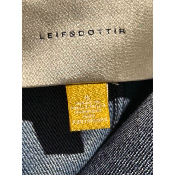 Leifsdottir Women's Blue Denim Skirt Size 6 - Picture 3 of 4